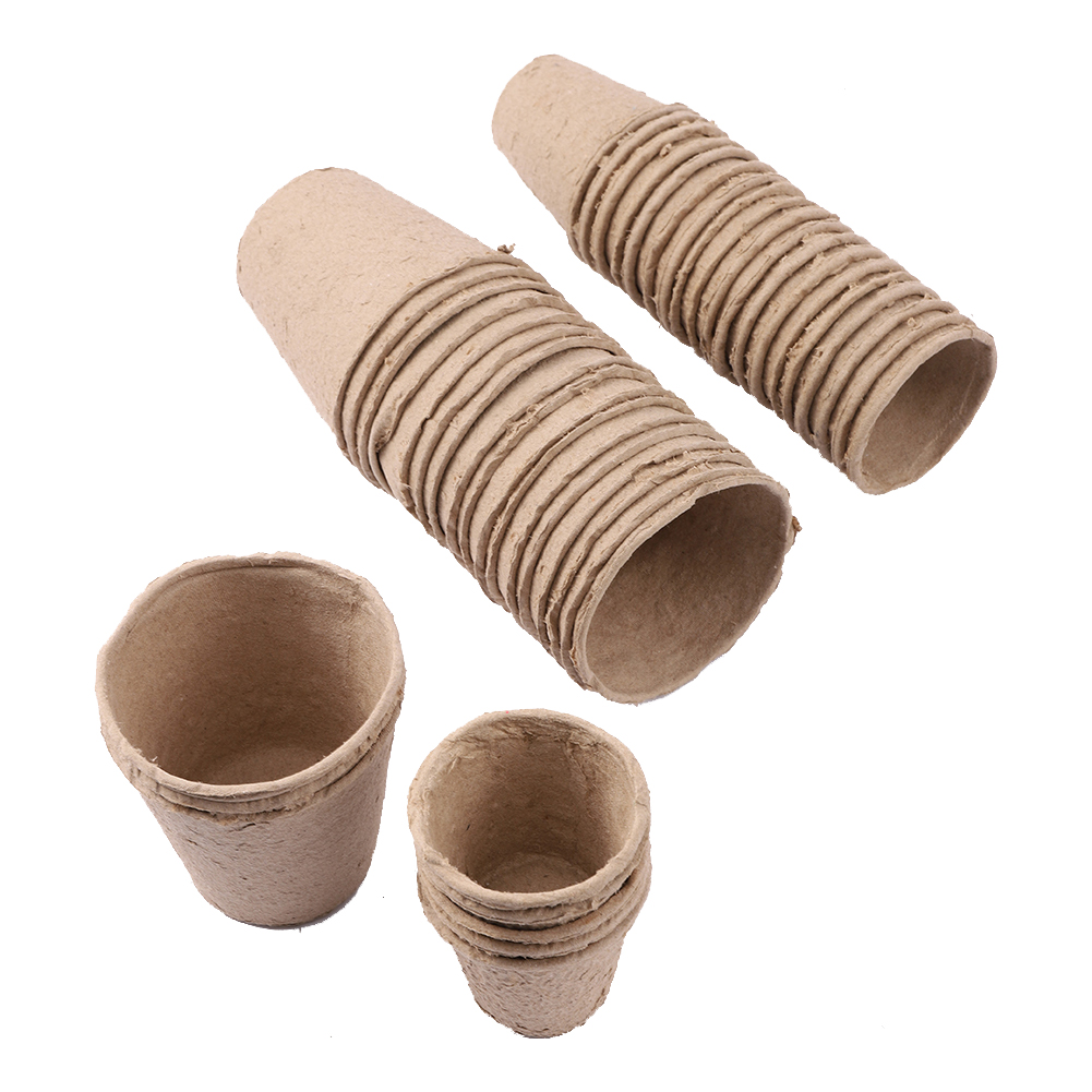 Peat Pellet Tray - 20 pz 6.2 cm protezione ambientale