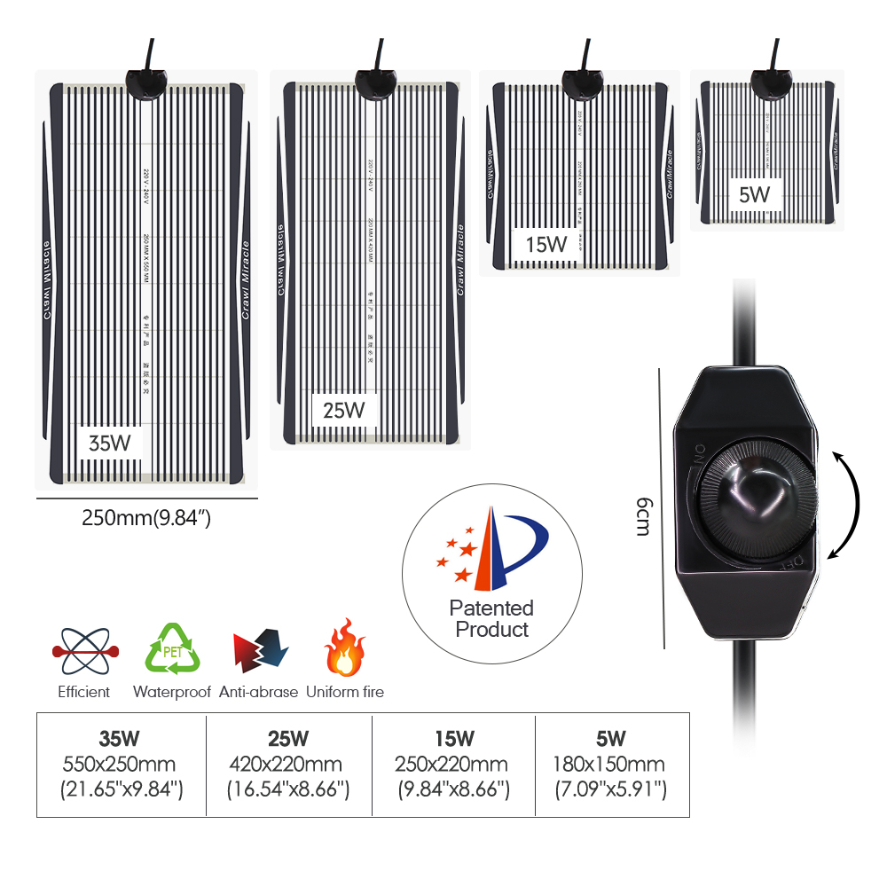EU/AU/UK/US Materiale in grafe - Heat Mat Seedling recensione e prezzo
